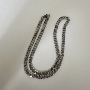 Stainless Steel Curb 5mm Chain 19"